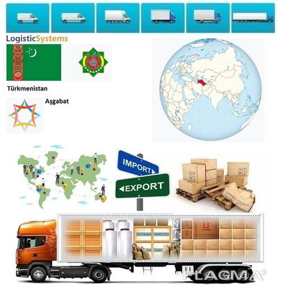 Support and transportation of private cargo from Ashgabat to Ashgabat, to any of the count