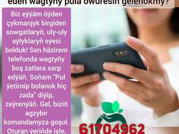 Internetde Telefona sarp etýän wagtyňy pula öwür! Faberlik bilen gazan By Aýbölek Faberlic