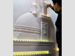 Lepka barelyef/Лепка барельефа