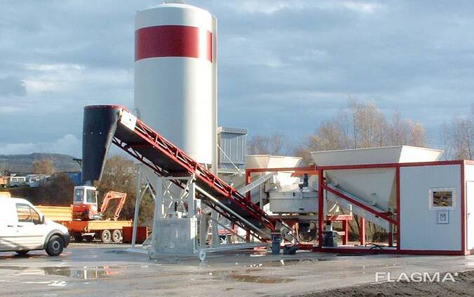 Мобильный бетонный завод SUMAB K-20