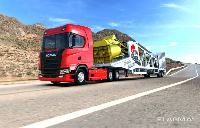 Мобильные бетонные заводы M-Diamond 60