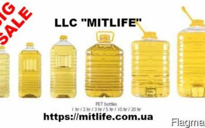 Подсолнечное масло рафинированное оптом Украина LLC Mitlife