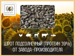 Шрот подсолнечный (доля протеина min 40%)