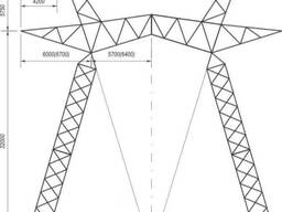 Стальные опоры ЛЭП - 500 кВ. Любые типы опор из этой серии